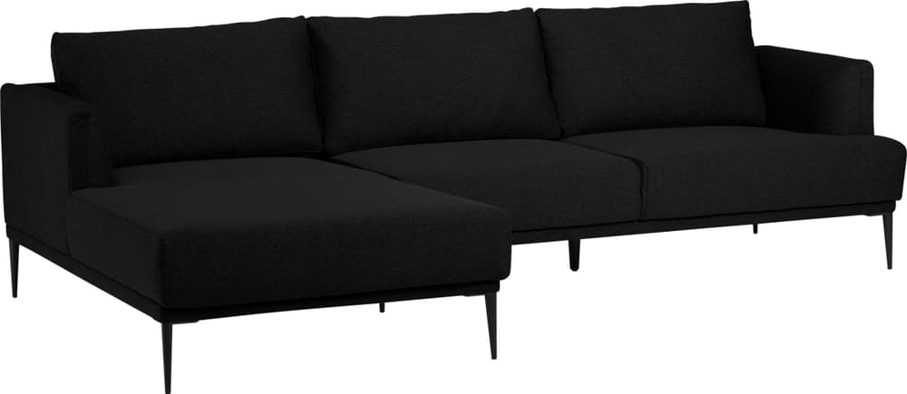ELANO Ecksofa ELANO Ecksofa 405892750120 Grösse B: 277.0 cm x T: 162.0 cm x H: 87.0 cm Farbe Schwarz Bild Nr. 1