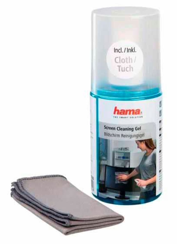 Gel nettoyant pour écran, 200 ml, chiffon inclus Detergente per schermi Hama 785302422490 N. figura 1