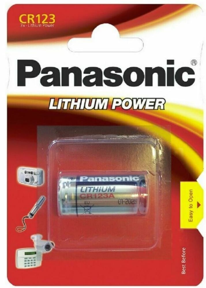 Batterie CR123A Lithium Panasonic 9061150224 Photo n°. 1