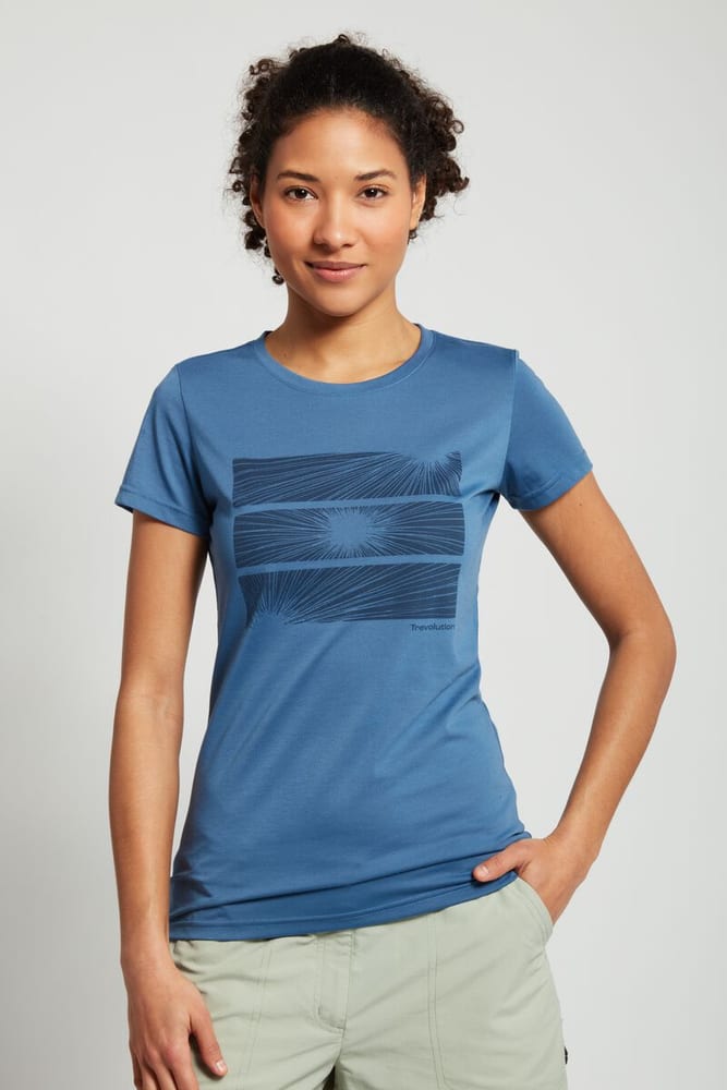 Classic Grace T-shirt de trekking Trevolution 467535603841 Taille 38 Couleur bleu claire Photo no. 1