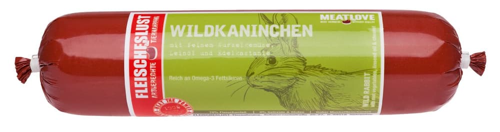Classic Wildkaninchen, 0.4 kg Nassfutter Fleischeslust 658312300000 Bild Nr. 1