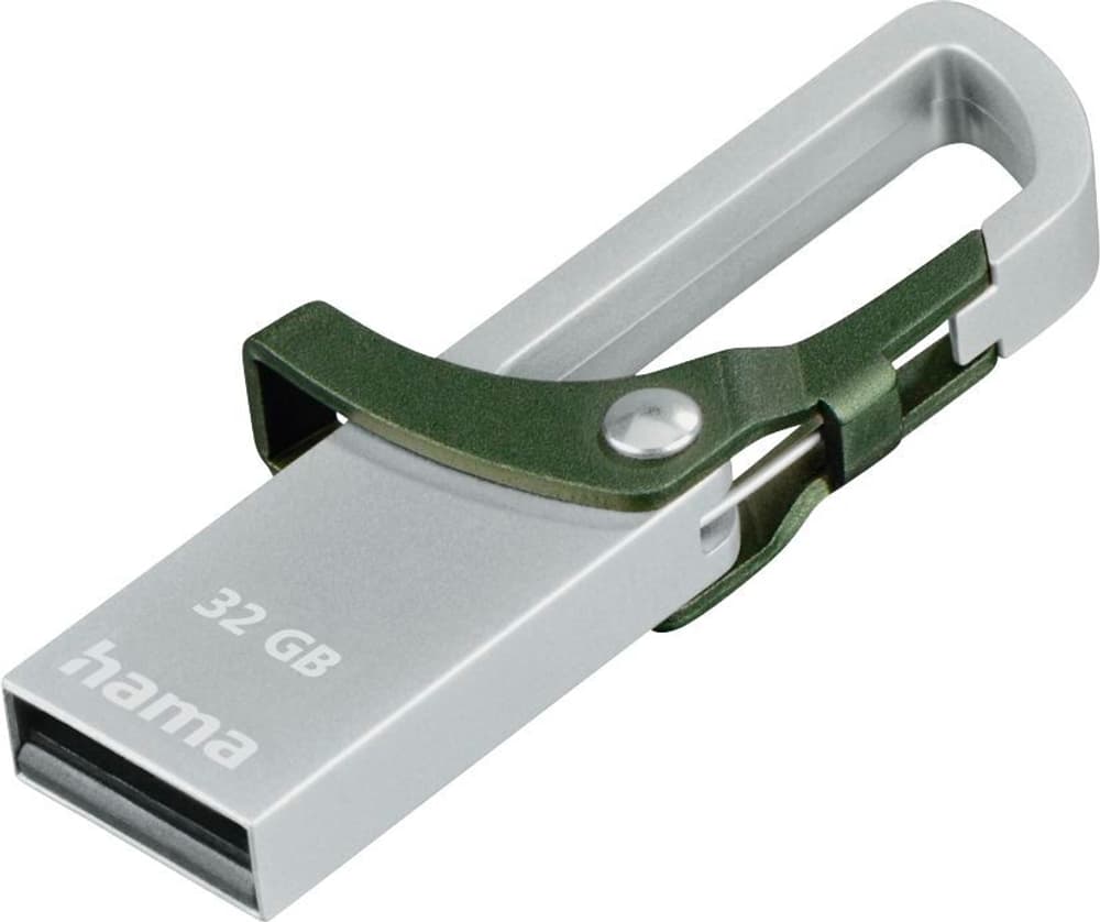 Hook-Style USB 2.0, 32 GB, 15MB/s, Grün USB Stick Hama 785300172413 Bild Nr. 1