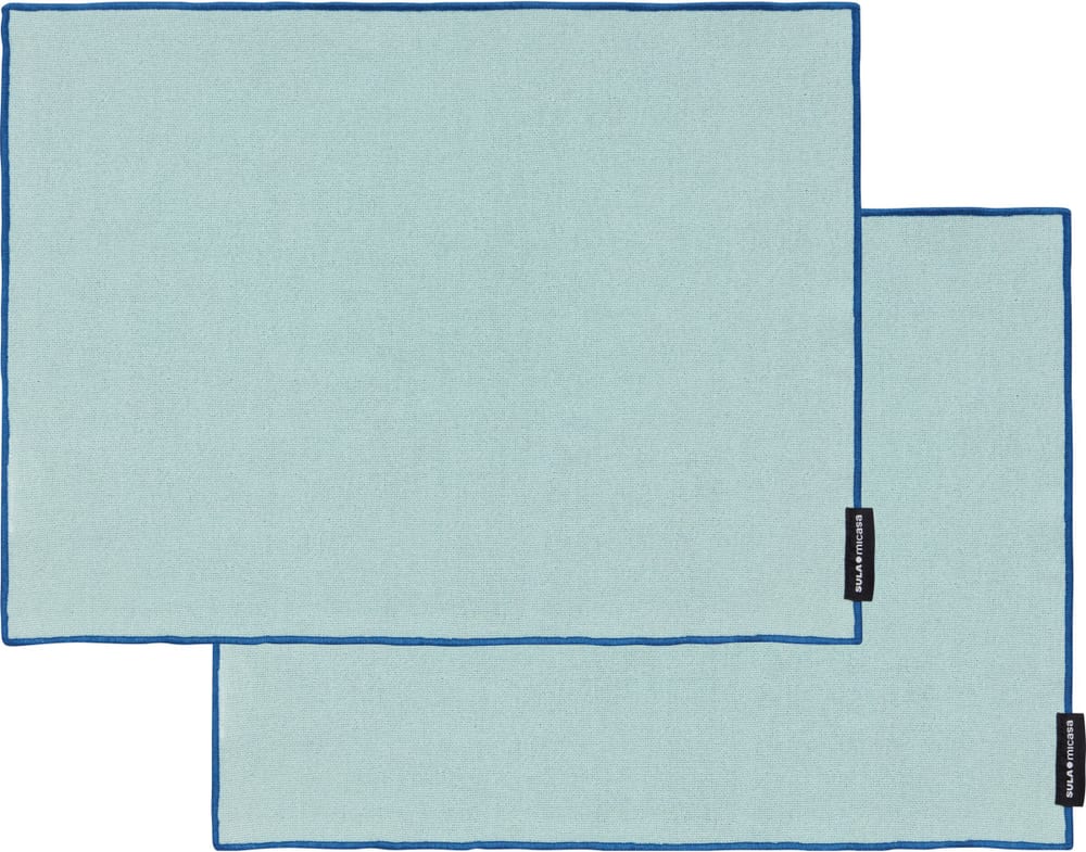 SOLE Tischset SULA x Micasa 450793503341 Farbe Hellblau Grösse B: 33.0 cm x H: 45.0 cm Bild Nr. 1