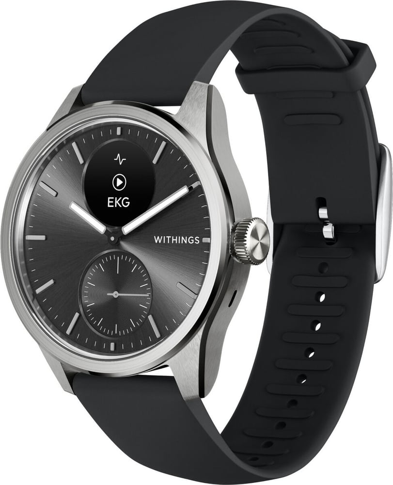 Scanwatch 2 Black 42 mm Montre connectée hybride Withings 79916340000023 Photo n°. 1