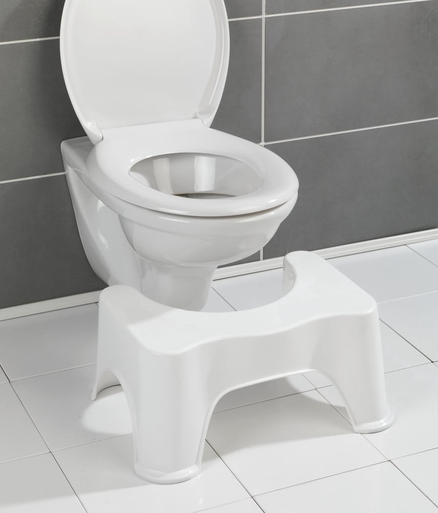 Scabello per toilet Secura bianco Sgabello per toilet WENKO 675093500000 N. figura 1