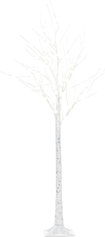 Outdoor Weihnachtsbeleuchtung LED weiss Birkenbaum 160 cm LAPPI Weihnachtsbeleuchtung Beliani 615186500000 Bild Nr. 1