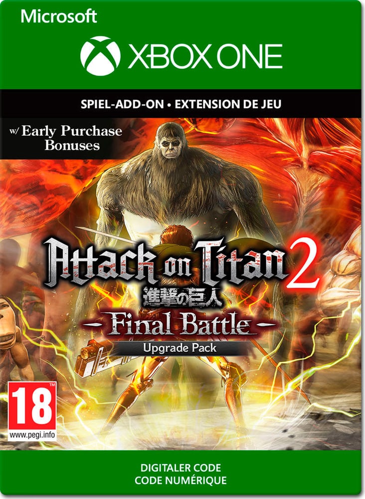 Xbox One - A.O.T. 2 Final Battle Upgrade Pack Game (Download) 785300145769 N. figura 1