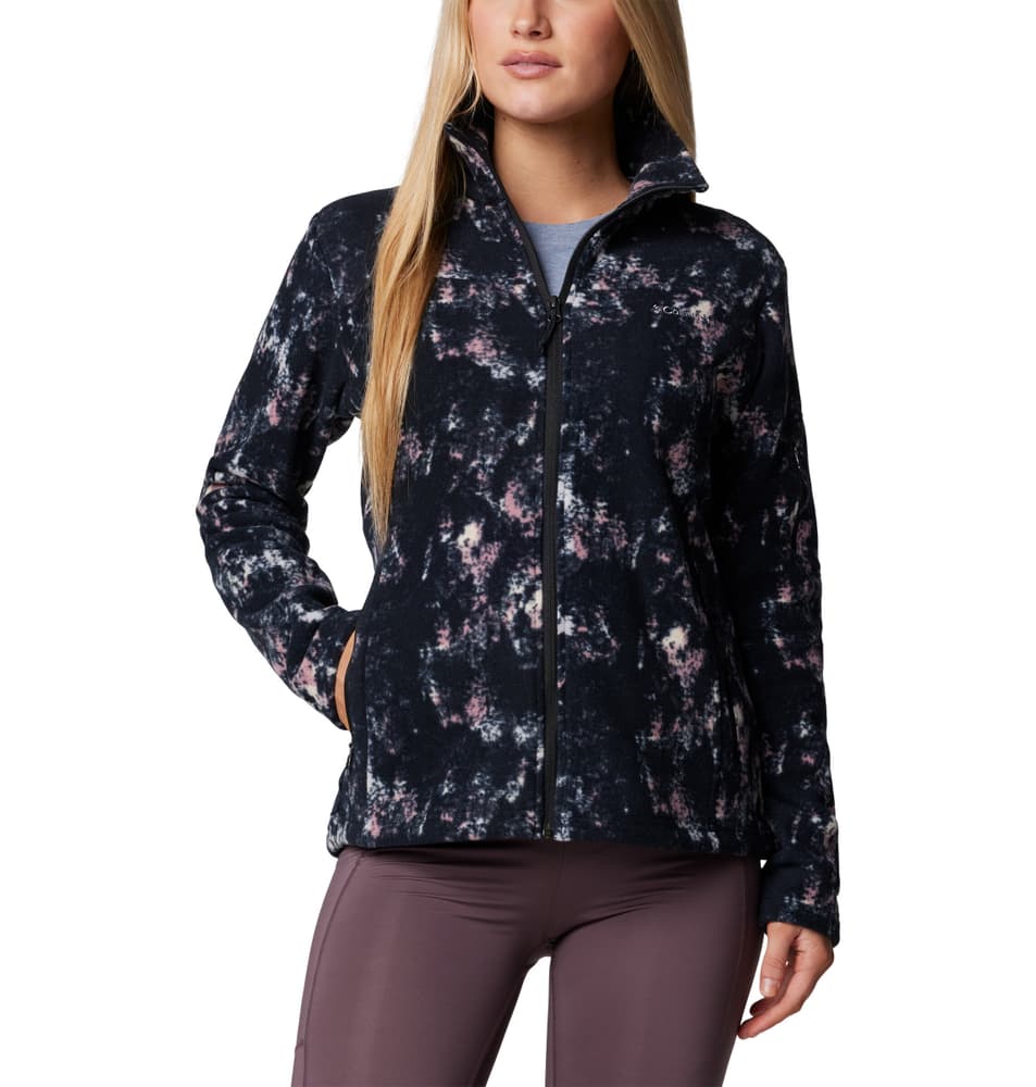 Fast Trek Printed Giacca in pile Columbia 462756900420 Taglie M Colore nero N. figura 1