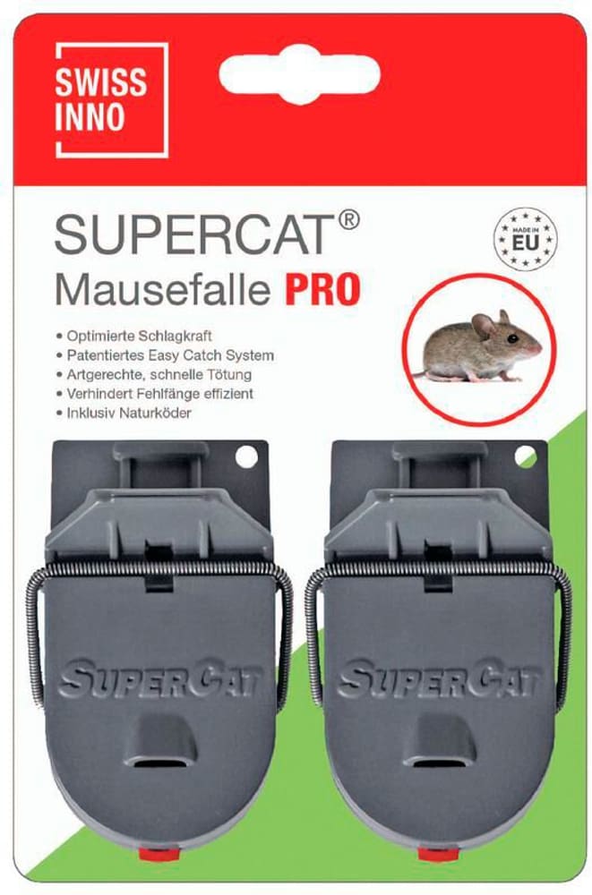 Piège à souris Pro SuperCat 2pces. Piège à animaux SWISSINNO 669700120447 Photo no. 1