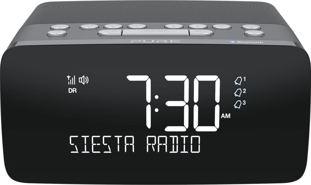 Siesta Charge - Graphite Radiosveglia Pure 77341290000018 No. figura 1