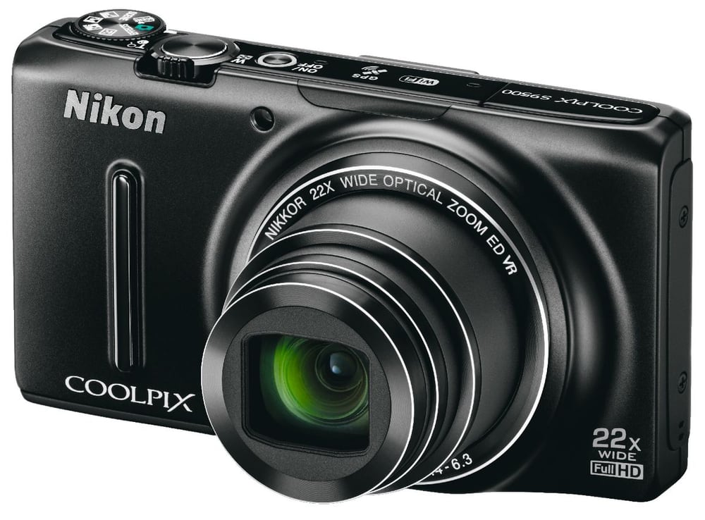 Coolpix S9500 schwarz Kompaktkamera Nikon 79338270000013 Bild Nr. 1