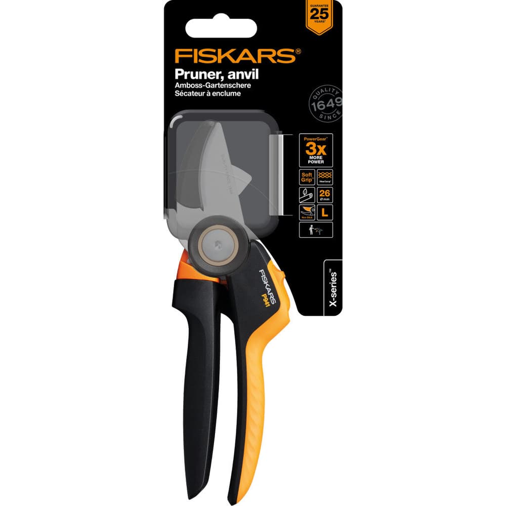 Fiskars Power Gear Gartenschere Amboss L P941 Gartenschere Fiskars 669700107470 Bild Nr. 1