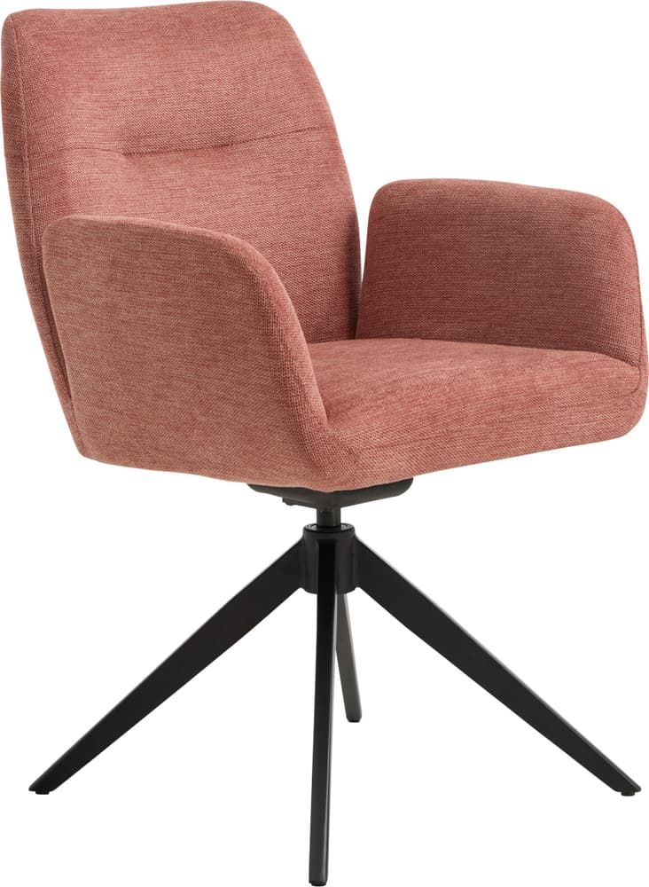 CIELLE Sedia 403791900407 Dimensioni L: 57.5 cm x P: 62.0 cm x A: 88.0 cm Colore Salmone N. figura 1