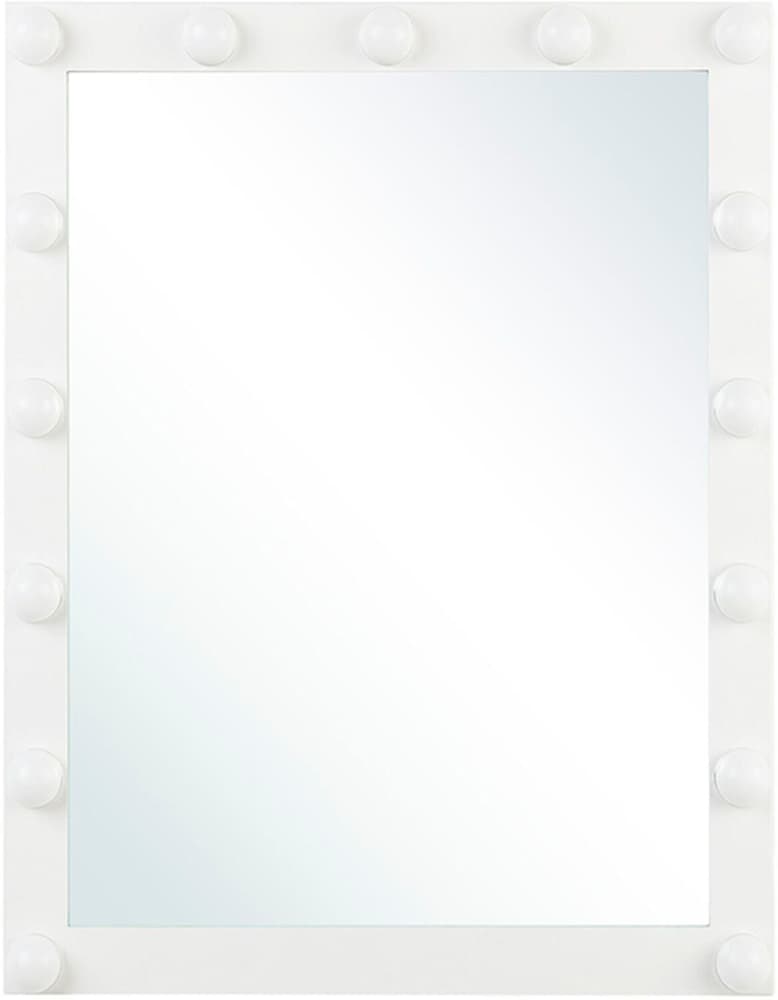Miroir blanc 40 x 50 cm avec LED ODENAS Miroir de salle de bain Beliani 653309700000 Photo no. 1