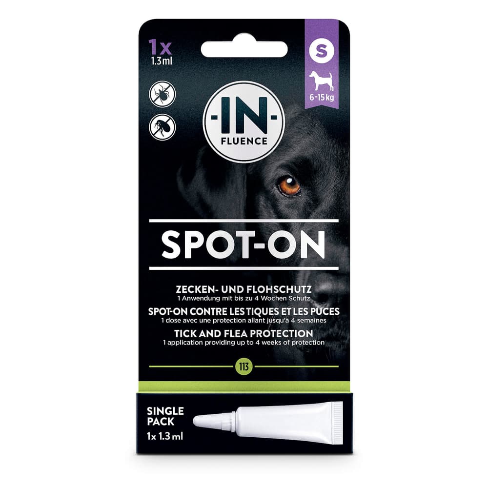 Spot-On cane S, 1x 1.3 ml Gocce repellenti per insetti meikocare 658369600000 N. figura 1