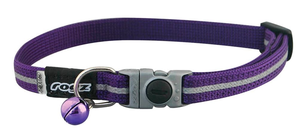 AlleyCat violett M, 20 - 31 cm Halsband ROGZ 658337600000 Bild Nr. 1