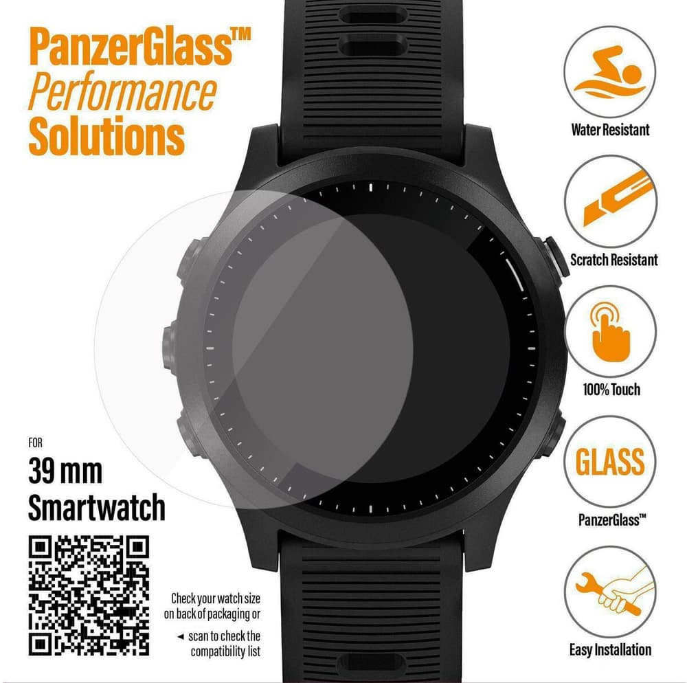 Garmin Forerunner 945 / Polar Ignite (39 mm) Smartwatch Schutzfolie Panzerglass 785300196544 Bild Nr. 1