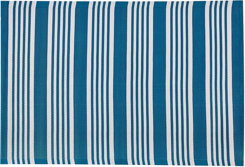 Tappeto da esterno azzurro 120 x 180 cm ELURU Tappeto per esterni Beliani 655505400000 N. figura 1