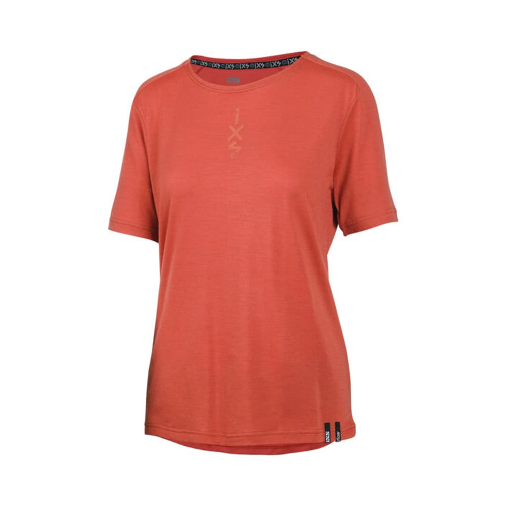 Women's Flow Merino Jersey T-Shirt iXS 470904504031 Grösse 40 Farbe Hellrot Bild-Nr. 1