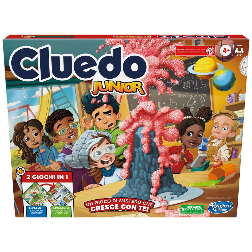 Cluedo Junior (IT) Gesellschaftsspiel Hasbro Gaming 748997490200 Sprache Italienisch Bild Nr. 1