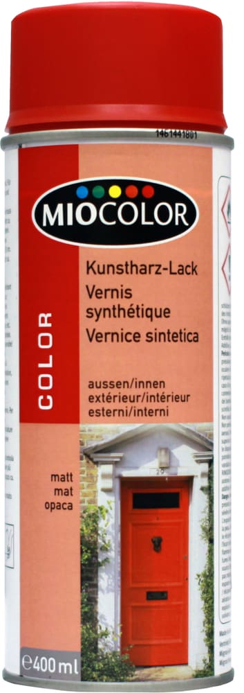 Vernice spray a base di resina sintetica opaco Lacca colorata Miocolor 660820800000 N. figura 1