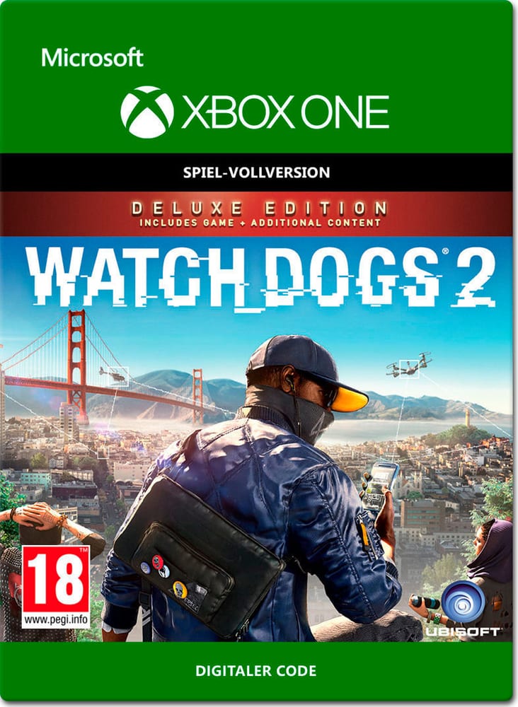 Xbox One - Watch Dogs 2 Deluxe Edition Game (Download) 785300137312 N. figura 1
