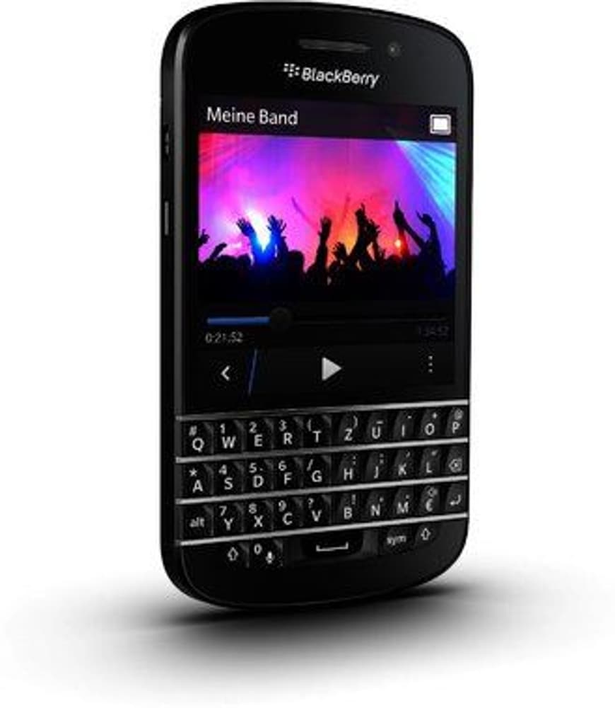 BLACKBERRY Q10 noir QWERTZ Téléphone por BlackBerry 95110003545213 Photo n°. 1