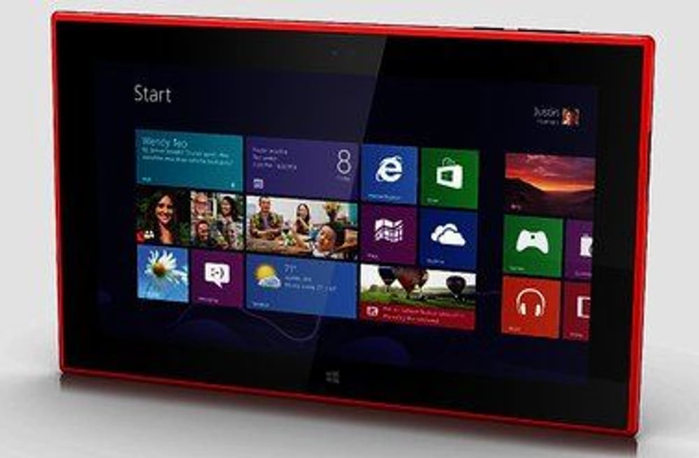 Nokia Lumia 2520 32 Go rouge Nokia 95110015187314 Photo n°. 1