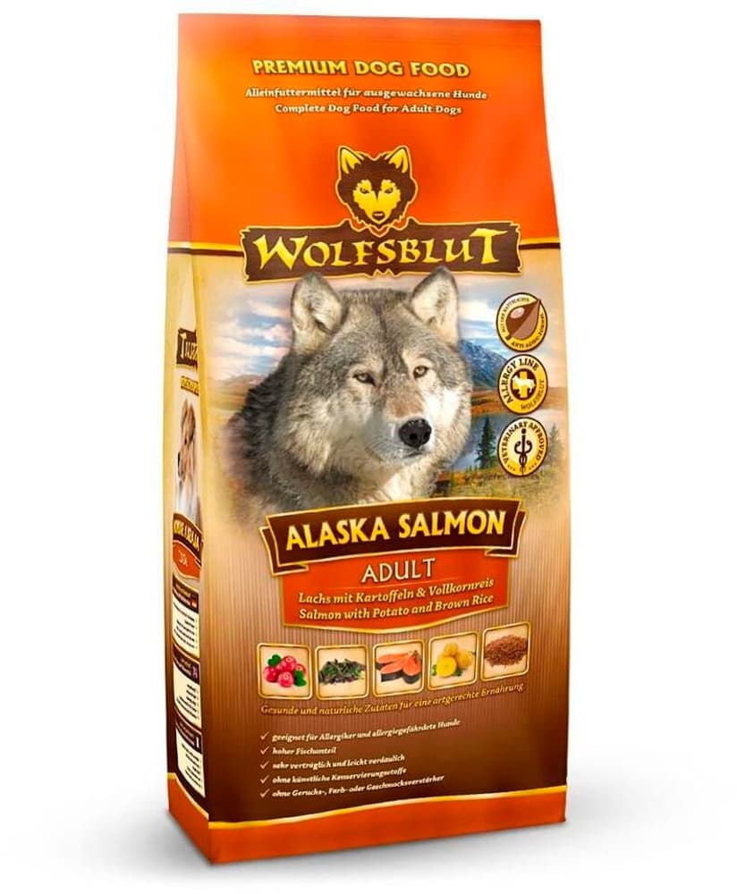 Dog Alaska Salmon Adult Trockenfutter Wolfsblut 785300193845 Bild Nr. 1