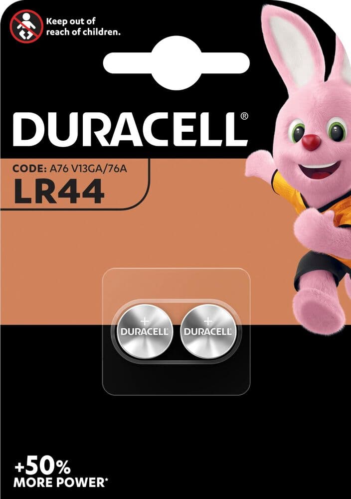LR44 1.5 V Alkaline 2 pez. Micropila Duracell 785300168068 N. figura 1