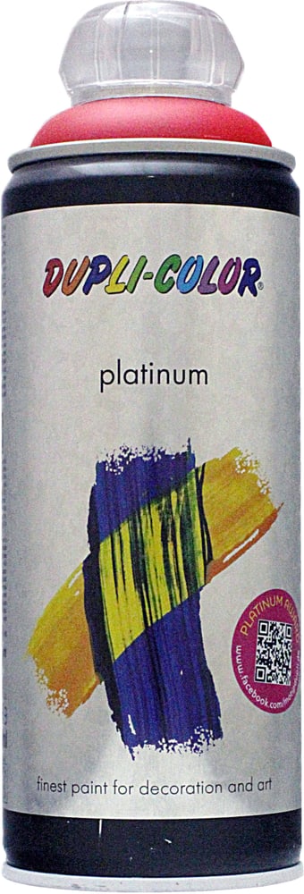 Vernice spray Platinum opaco Lacca colorata Dupli-Color 660800200003 Colore Rosso brillante Contenuto 400.0 ml N. figura 1