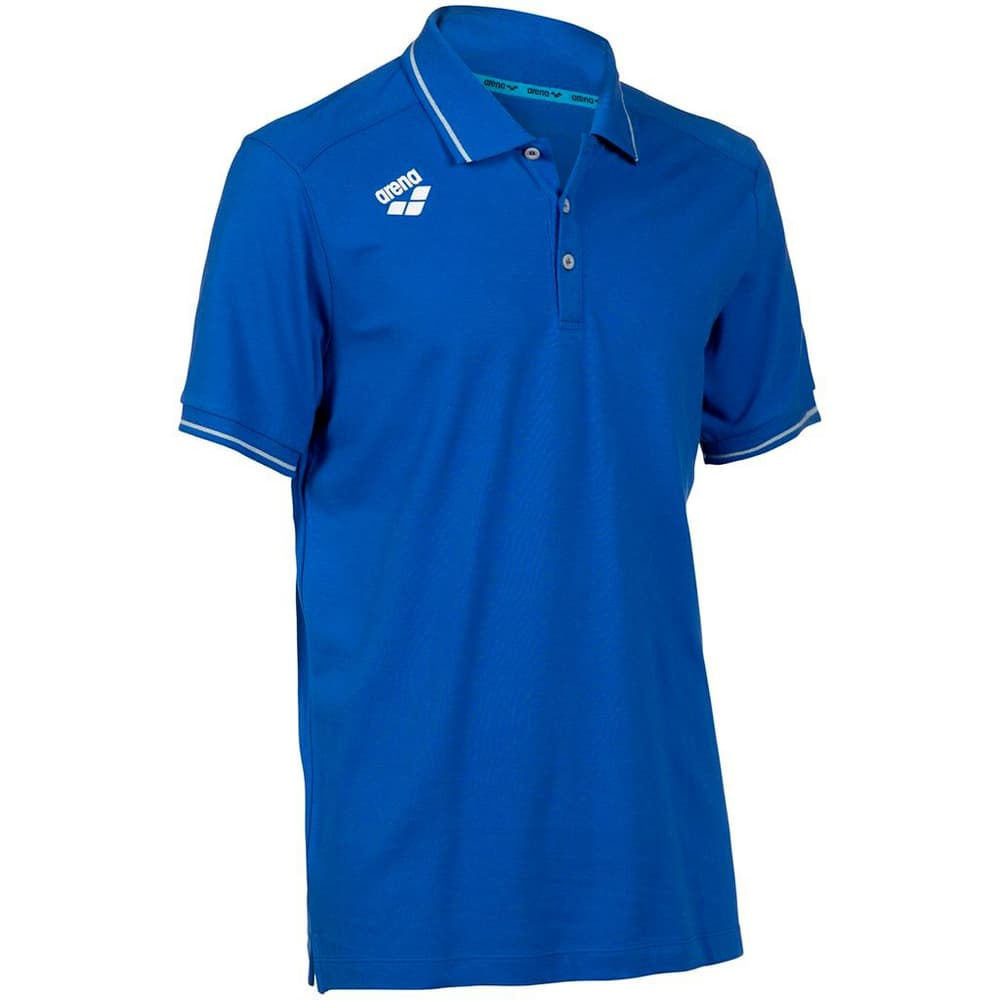 Team Poloshirt Solid Cotton T-shirt Arena 468712900346 Taglie S Colore blu reale N. figura 1