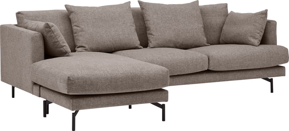 MARTENS Ecksofa 405835350180 Grösse B: 247.0 cm x T: 165.0 cm x H: 84.0 cm Farbe Grau Bild Nr. 1