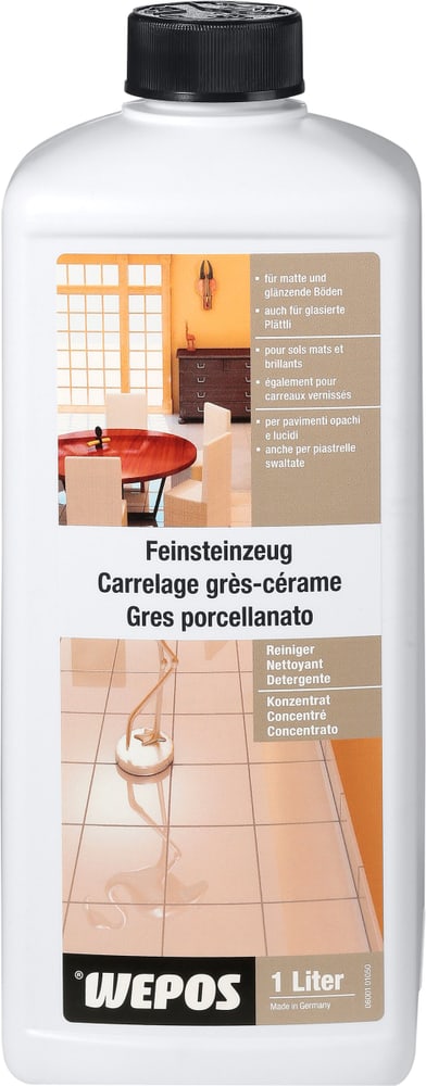 Detergente concentrato per grès ceramico Detergenti per pietra e detergenti per piastrelle Wepos 661451200000 N. figura 1
