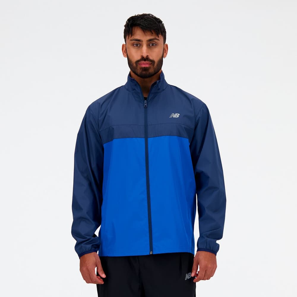 Sport Essentials Jacket Giacca da corsa New Balance 474188600340 Taglie S Colore blu N. figura 1