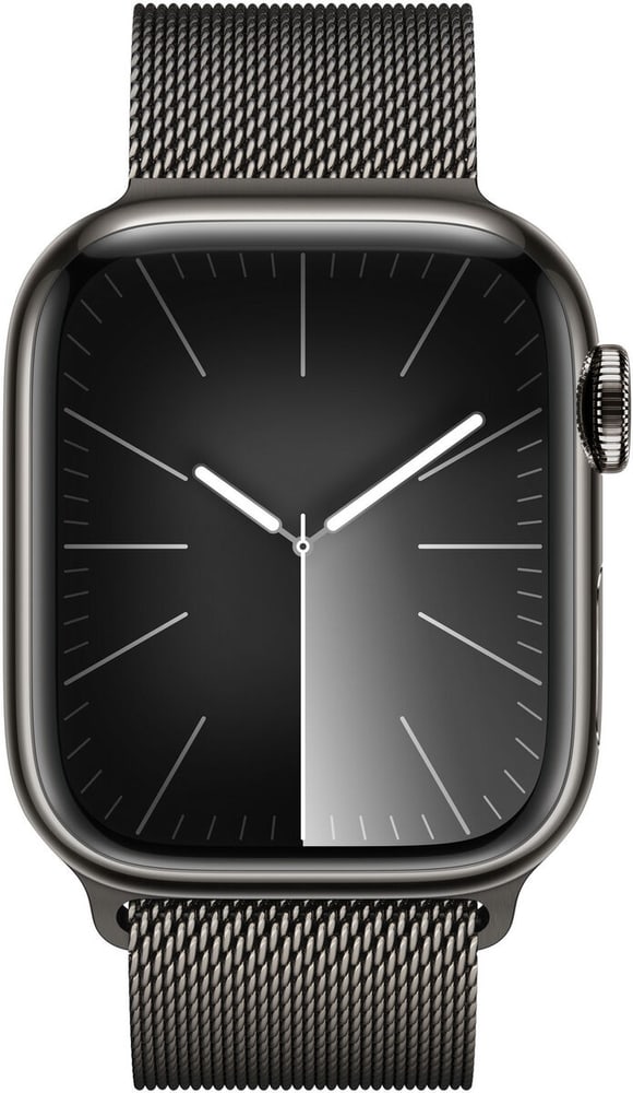 Watch Series 9 GPS + Cellular 41mm Graphite Stainless Steel Case with Graphite Milanese Loop Smartwatch Apple 785302407399 Bild Nr. 1