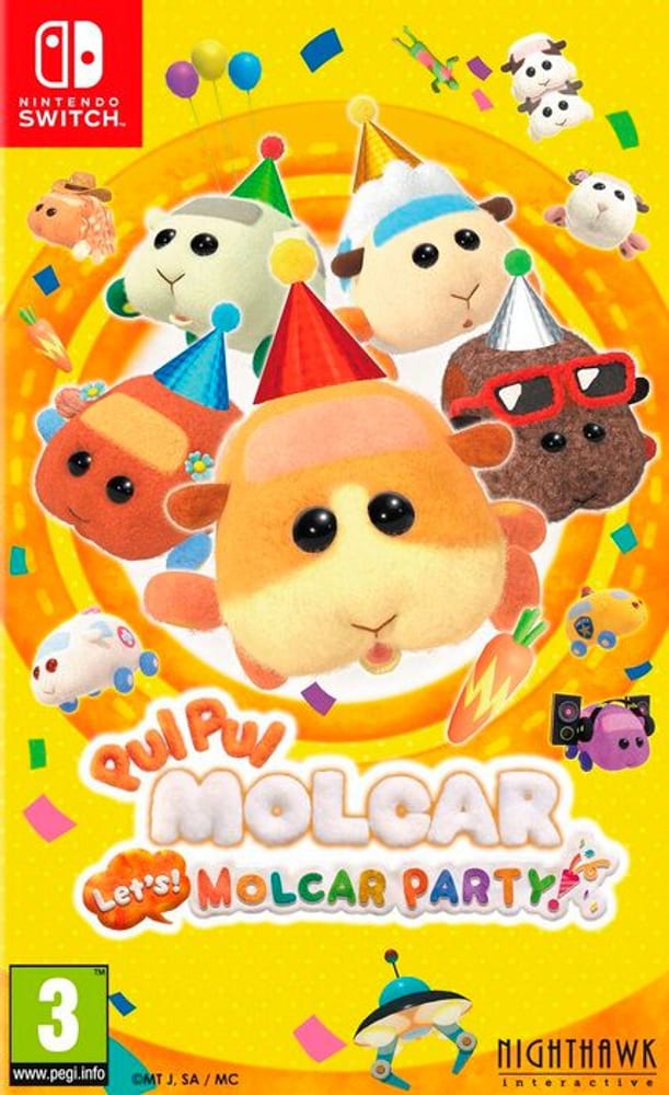 NSW - Pui Pui Molcar Let´s! Molcar Party Game (Box) 785302411660 Bild Nr. 1