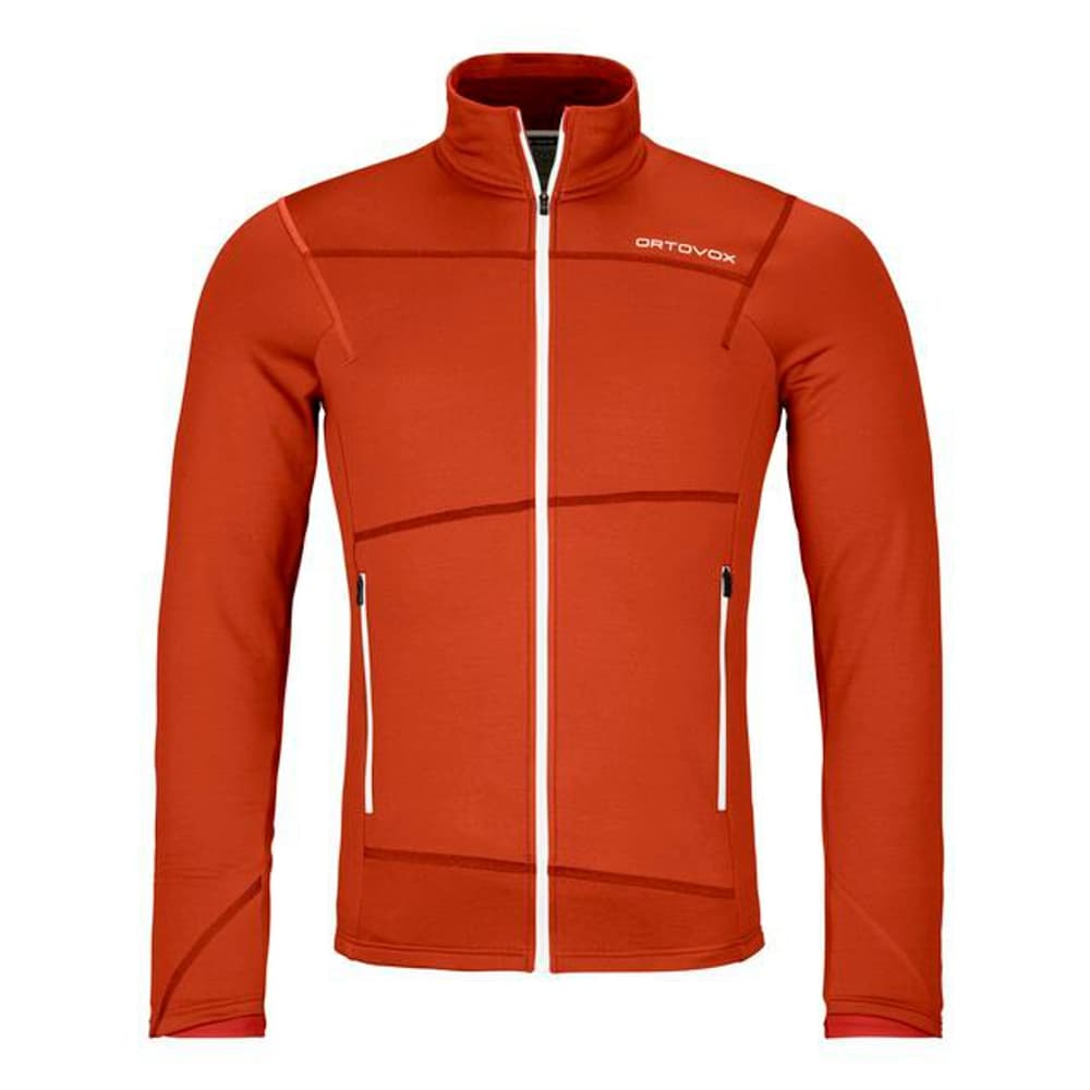 FLEECE LIGHT JACKET M Giacca in pile Ortovox 474109000630 Taglie XL Colore rosso N. figura 1