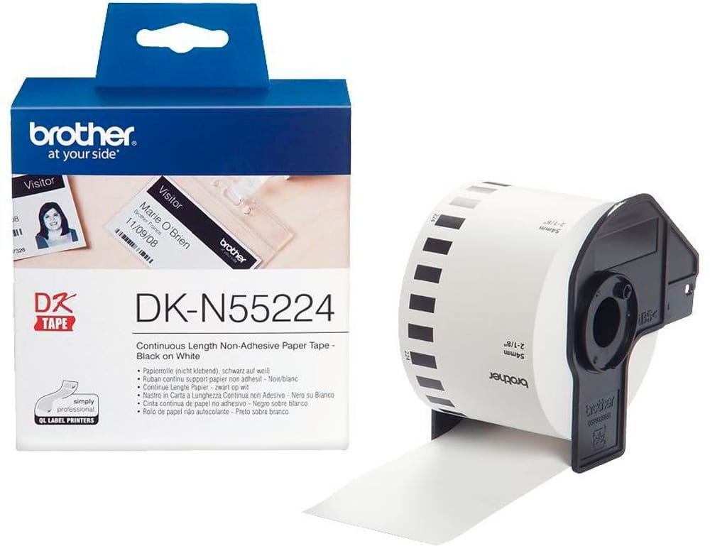 DK-N55224 Thermo Direct 54 mm x 30.48 m Étiquette Brother 785302404224 Photo no. 1