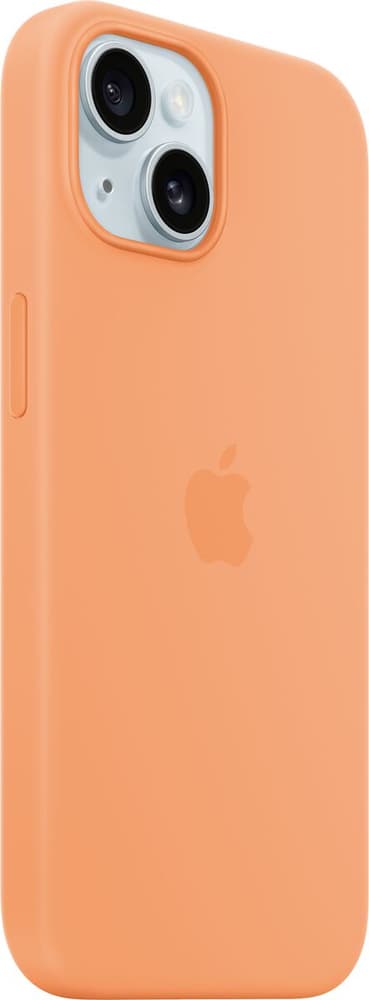 iPhone 15 Silicone Case with MagSafe - Orange Sorbet Coque smartphone Apple 785302407300 Photo no. 1