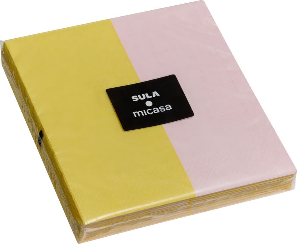 SOLE Papierservietten SULA x Micasa 445161700000 Farbe Rosa Grösse B: 33.0 cm x T: 33.0 cm Bild Nr. 1