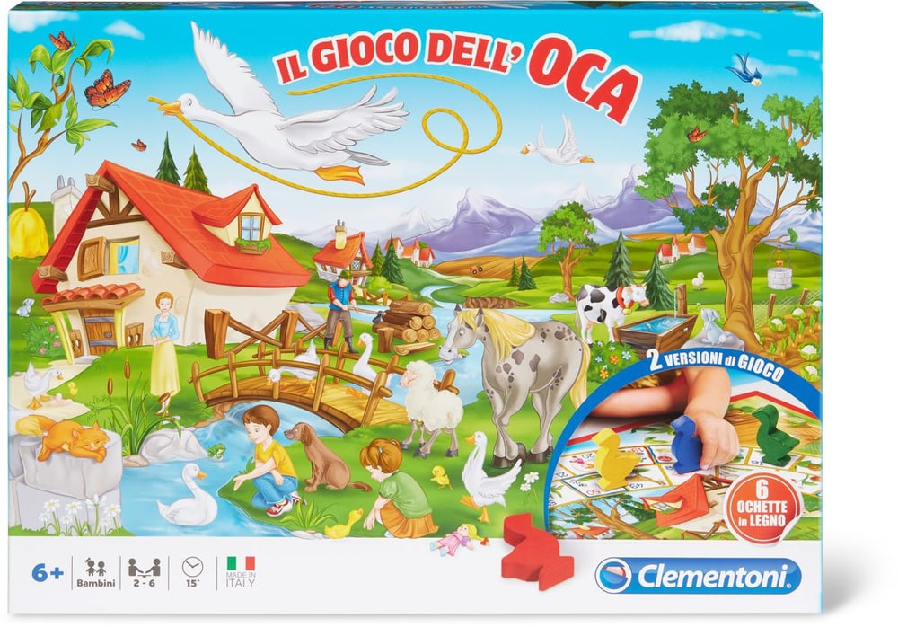 Il Gioco dell'Oca (I) Giochi di società Clementoni 748915990200 Lingua italiano N. figura 1