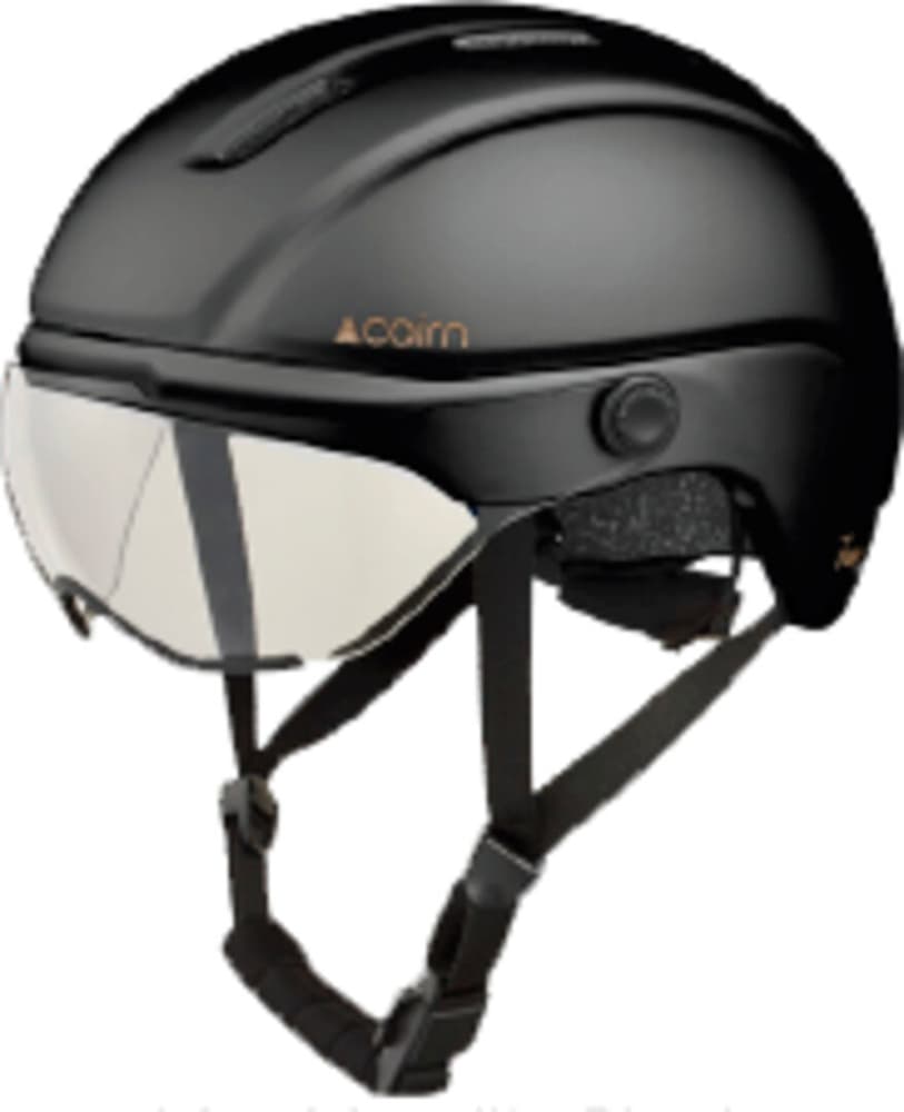 Fuse Visor transparent Casco da bicicletta Cairn 472468458120 Taglie 58-62 Colore nero N. figura 1