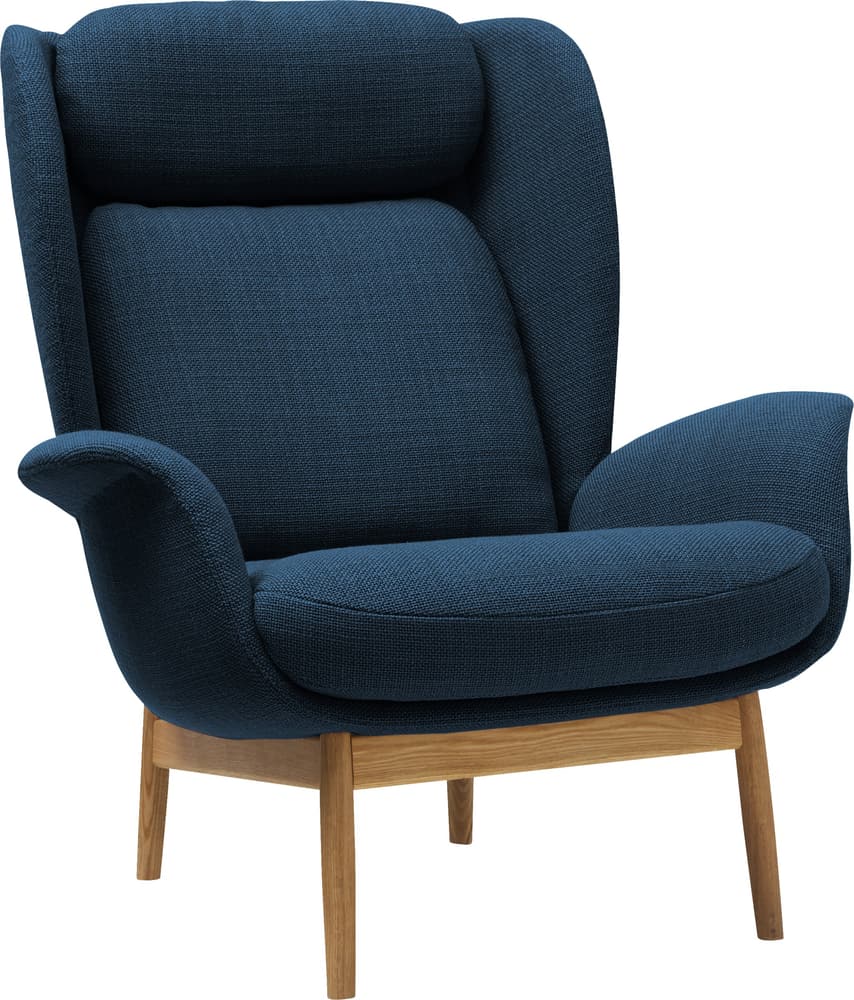 FRITZ Sessel 402482107040 Grösse B: 93.0 cm x T: 90.0 cm x H: 102.0 cm Farbe Blau Bild Nr. 1