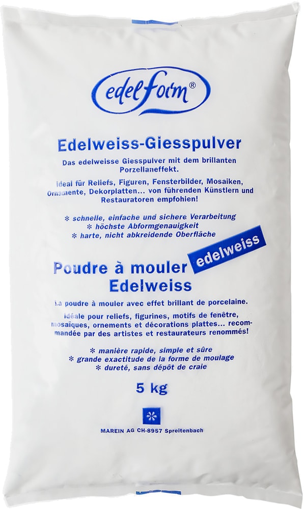 Polvere di colata Edelweiss, 5kg Mescola di colata I AM CREATIVE 667231600000 N. figura 1