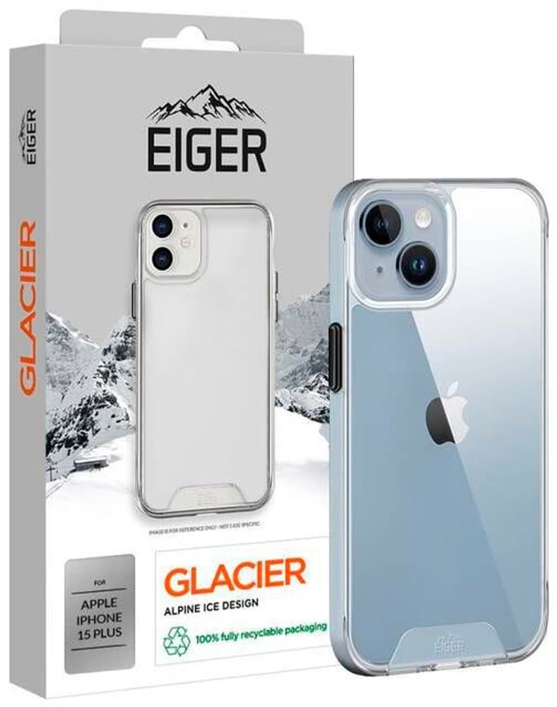 Glacier Case iPhone 15 Plus transparent Coque smartphone Eiger 785302408684 Photo no. 1
