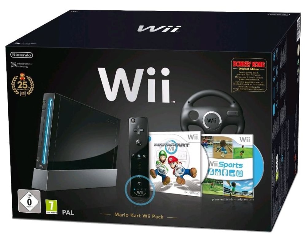 I Nintendo Wii Black 25th Mario Kart Ann Nintendo 78540660000010 Bild Nr. 1