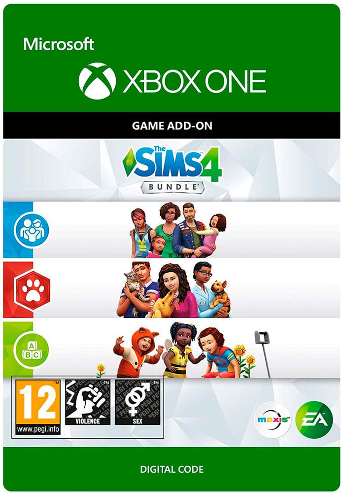 Xbox One - Sims 4: Cats&Dogs, Parenthood & Todler Stuff Jeu vidéo (téléchargement) 785300141919 Photo no. 1