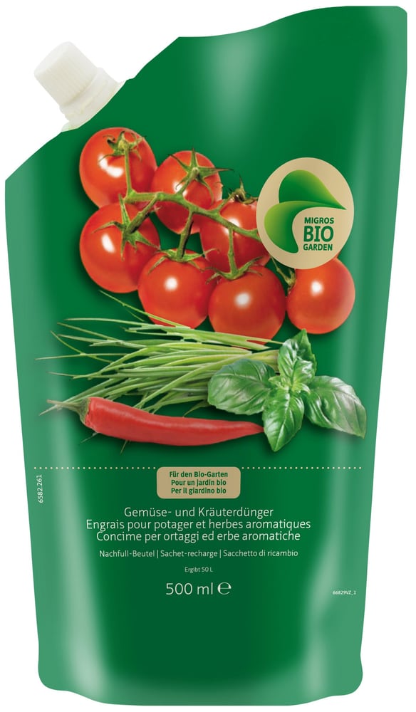 Migros Bio Garden Gemüse- und Kräuterdünger Nachfüller, 500 ml