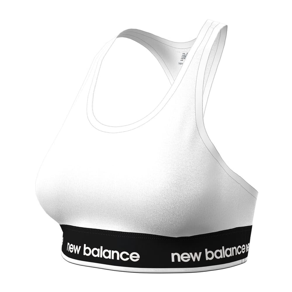 W Medium Support Sleek Pace Bra Soutien-gorge de sport New Balance 474139500210 Taille XS Couleur blanc Photo no. 1